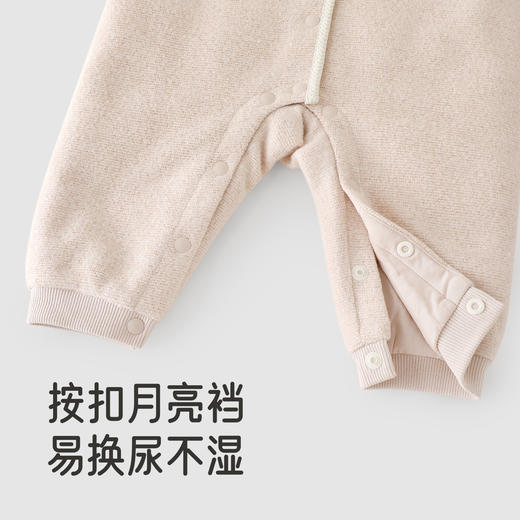 【商场同款】英氏新生婴儿连体衣秋冬新款女宝宝外出保暖洋气哈衣 商品图3