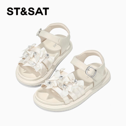 【童鞋】星期六蝴蝶结甜心公主女童凉鞋SSD2195U7P 商品图1