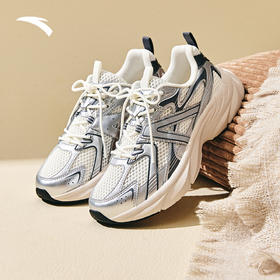 【399任选2件】安踏银河丨潮流百搭银色休闲鞋女2025秋季新款运动鞋子122538896