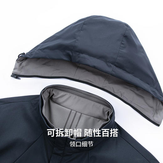 【双面穿】圣得西男士夹克外套2025年秋季新款连帽可拆卸百搭上衣 商品图6