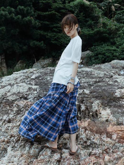 步履不停/5B41159C/马德拉斯格纹半裙 商品图2
