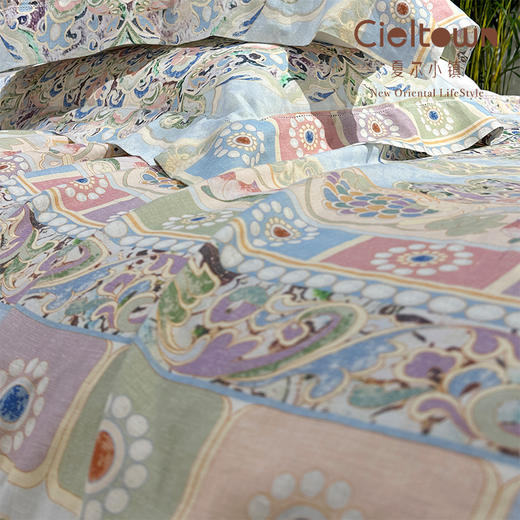 【爆款】Cieltown/夏尔小镇【亚麻】系列 华彩亚麻三件套 商品图1