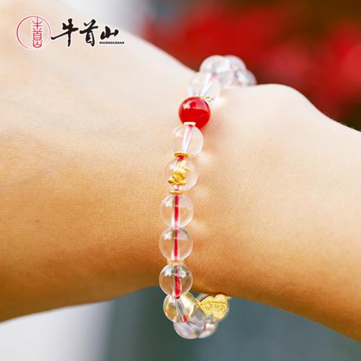 牛首山白水晶银镶八大守护系列手串原创设计高颜值手饰文创周边 商品图3