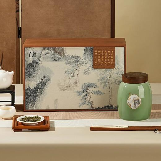【山韵龙茗礼盒】去寻特级明前龙井茶叶礼盒豆香甘鲜送礼佳品团购定制 商品图2