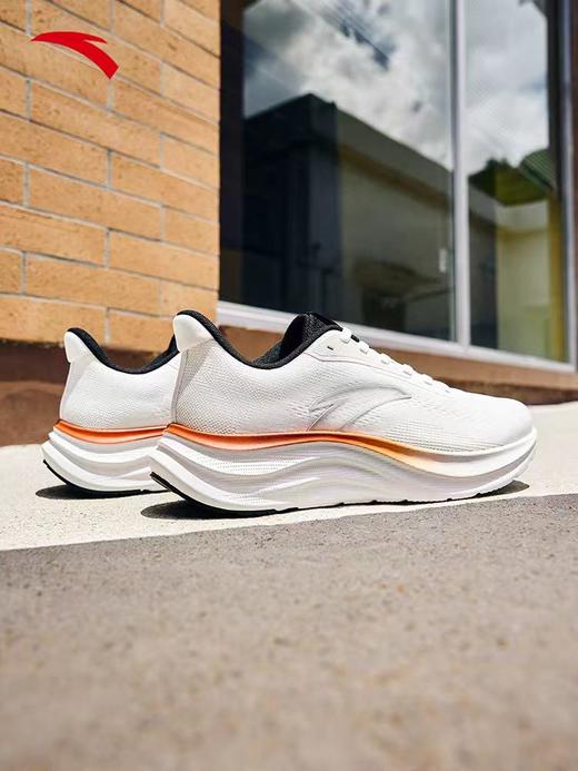 安踏轻云2丨网面轻质透气跑步鞋男耐磨黑色运动鞋112535509R 商品图1