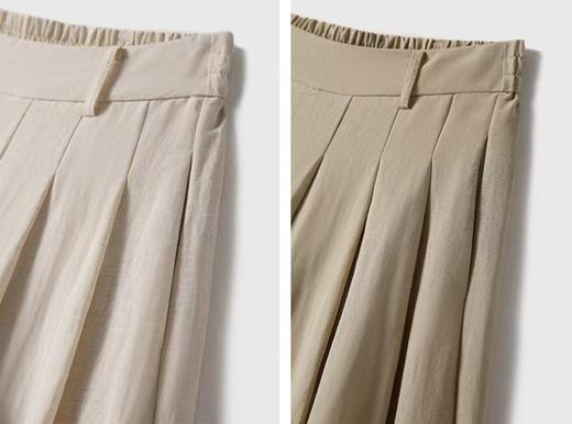 天丝亚麻山本裙裤透气凉爽 显瘦八分阔腿裤 商品图9