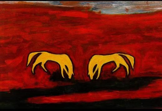 常玉《双马》168版 商品图1