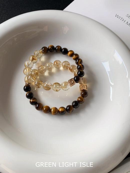 【琉金】自留 巨巨巨招米！虎眼石黄塔晶手串 商品图2
