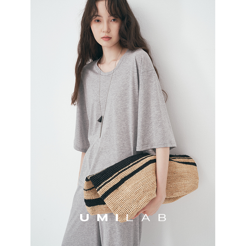 UMILAB｜云棉*灵地思羊毛+长绒棉+桑蚕丝松弛轻薄懒人套装E251W-1