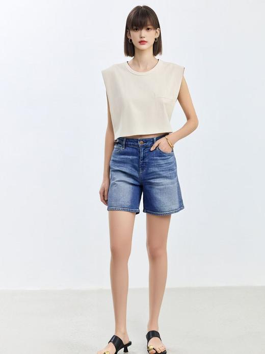 8.7秒杀【超值特卖】简约牛仔短裤-喜出 商品图0