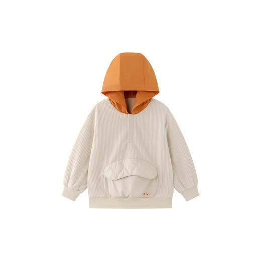 【商场同款】英氏儿童连帽卫衣秋装新款拼接撞色男童宝宝长袖上衣 商品图4