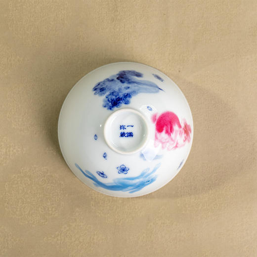 一儒堂红蓝兔子杯 商品图4