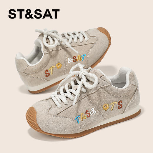 【童鞋】星期六复古美拉德系男女童运动鞋SSD3191U2G 商品图5