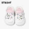 【童鞋】星期六精致钻饰鞋花透气女童洞洞鞋SSD2195U28 商品缩略图6