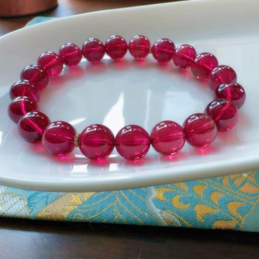 9mm单圈红碧玺手串 商品图0