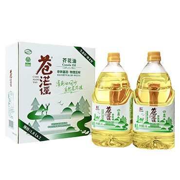 【中国农垦】呼伦贝尔品生态芥花油礼盒装1.8L*2 商品图1