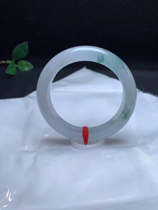 620529，56冰飘花手镯，冰润秀气，飘几抹清新蓝花 商品图2