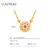 GAONAS  图腾迷恋 中式贵气金色项链 11486XGO 商品缩略图3