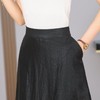 丁摩真丝香云纱龟纹国风复古半裙新中式高腰100%桑蚕丝小黑裙AL 商品缩略图2