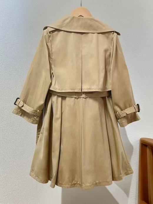 8.16秒杀【超值特卖】D2028高支高密全棉中款英伦风风衣外套-喜出 商品图3