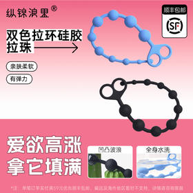 行星带硅胶拉珠后庭开发肛塞