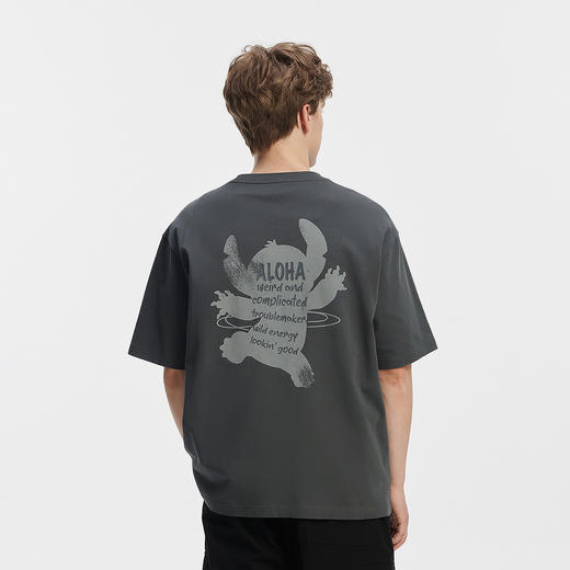 [商场同款]森马史迪奇合作系列短袖T恤男2025秋新款卡通印花上衣 商品图1