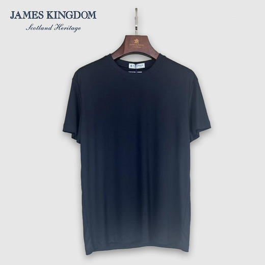 占姆士专柜新款夏季100%棉短袖T恤圆领上衣宽松休闲 商品图4