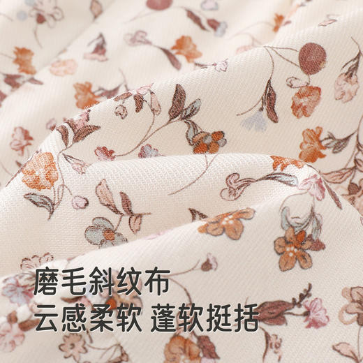 【商场同款】英氏女童连衣裙四季女童长袖碎花裙子纯棉女生裙子 商品图1