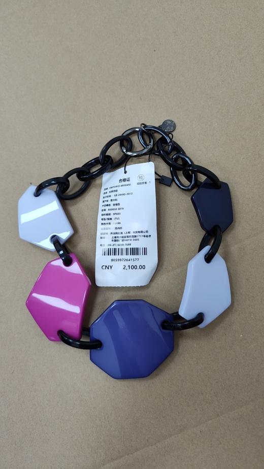 8059972641577 EMPORIO ARMANI 【波西米亚风】女式INS风夸张几何形状项链短项链 商品图3