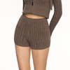 Ariseism 美式基础百搭纯色紧身针织短裤女2025春季新款舒适裤子 商品缩略图2