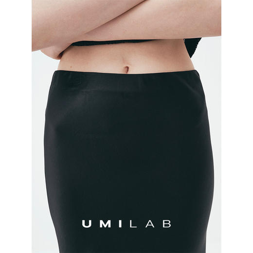 UMILAB｜摇曳*静奢优雅100%醋酸高定工艺一片式松紧腰鱼尾裙D800W 商品图4