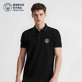 【官方正版】曼城俱乐部 | 新款黑色POLO商务通勤短袖