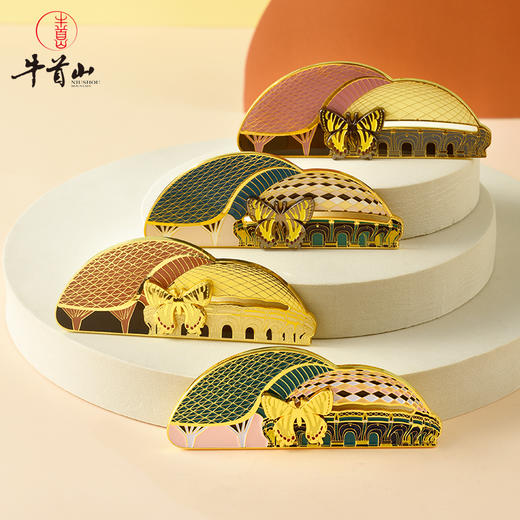 牛首山文创国风AR冰箱贴磁贴个性创意装饰门贴福运连绵平安喜乐贴饰 商品图0