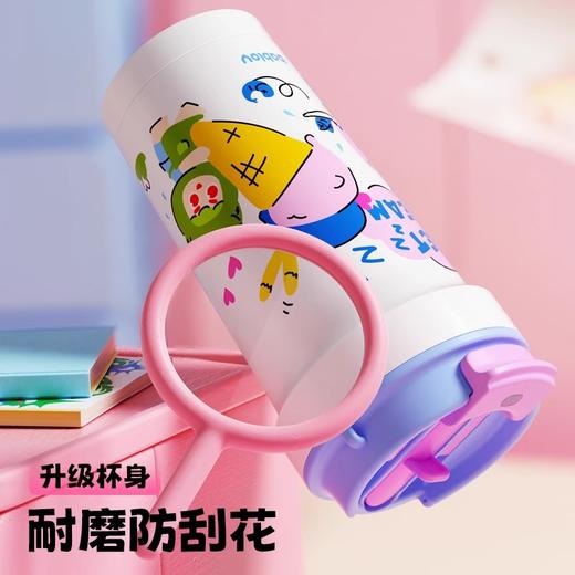bablov保温杯女生高颜值陶瓷内胆咖啡杯便携吸管水杯生日礼物杯子 商品图4