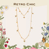 Garden of Eden 伊甸园系列 | 白色四瓣花长链 商品缩略图0