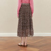 【严选】诗凡黎气质碎花波嬉半身裙2025秋新款高腰垂感浪漫飘逸A字中长裙7G7340531 商品缩略图4