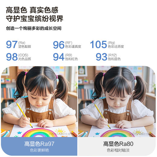 欧普（OPPLE）25新全光谱护眼吸顶灯光弧PRO侧发光6重防眩光学客厅灯智能LED照明灯具 商品图2