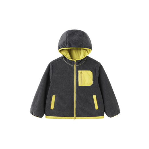 【商场同款】英氏儿童外套秋冬保暖男童摇粒绒防静电中大童外套 商品图4