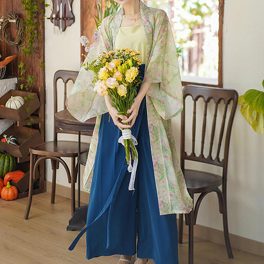 裁缝学苑AQ500开衫外衣吊带改良宋裤三件套纸样女装通勤汉服套装样板 商品图1