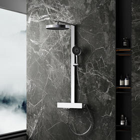 【门店款】帝王洁具TC24030花洒家用淋浴套装卫浴极简淋浴枪灰色增压沐浴