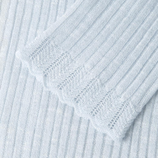 【商场同款】诗凡黎浪漫花边领针织开衫2025夏新款长袖3G5231941 商品图4