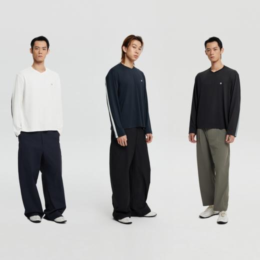 oneup吸湿速干网眼运动拼接长袖 商品图4