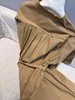 七夕福利-NO退【超值特卖】“60支精梳棉”24067卡其半开襟设计感气质连衣裙-喜出 商品缩略图4