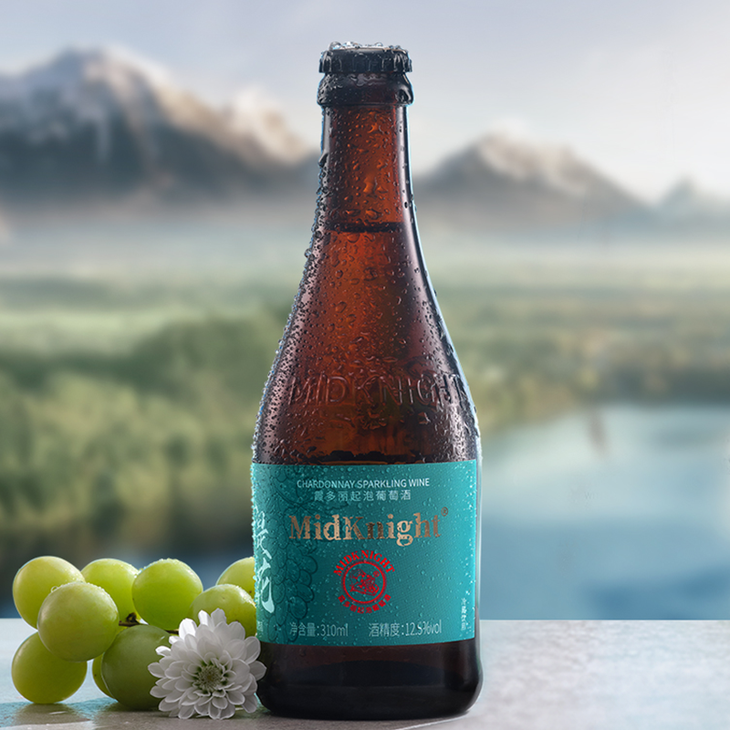 MidKnight陌生花 霞多丽起泡葡萄酒 规格：12瓶/箱、6瓶/箱