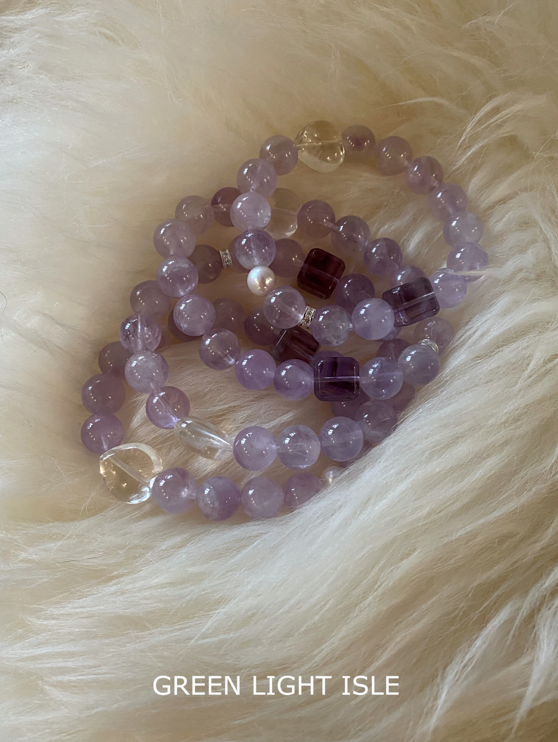 「莫奈花园」薰衣草紫水晶