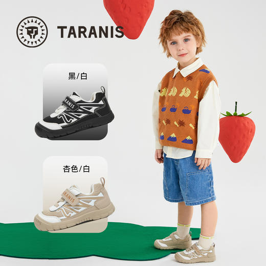 泰兰尼斯童鞋春季新款学步鞋男宝宝防滑软底防踢机能鞋儿童面包鞋 T01T5A5875 商品图1