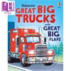 【中商原版】大翻翻书 卡车 Great Big Trucks 英文原版 儿童纸板书绘本 亲子翻页图画书 进口 3岁以上 交通工具主题翻页书 商品缩略图0