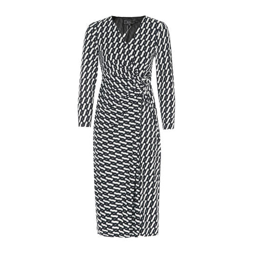 EITIE爱特爱优雅法式V领收腰气质印花连衣裙秋季新款7907618 商品图7