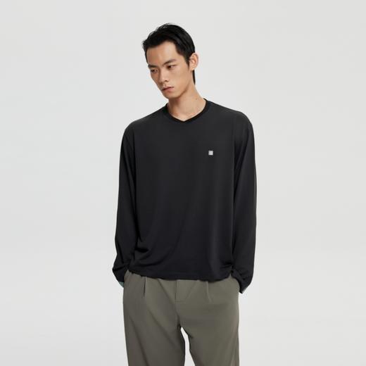oneup吸湿速干网眼运动拼接长袖 商品图3