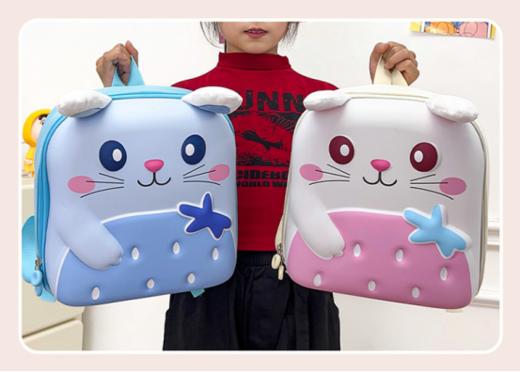 问爆💥【IMIL儿童可爱卡通双肩包系列】🌟可爱到想allin 救命！谁把卡通摊搬进包包里啦🍉 🥰ソ大容量设计 通通收纳没问题 😍 颜值高！ 商品图4